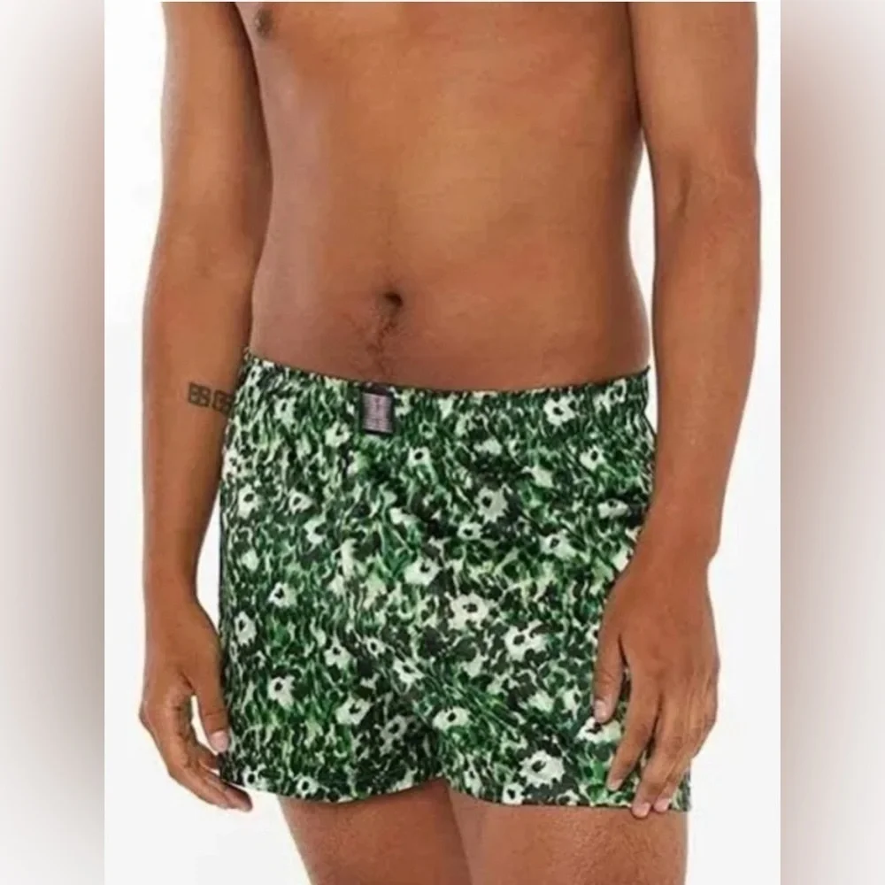 Savage X Fenty Green Animal Print boxer